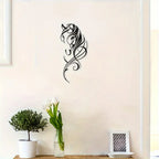 Vintage-inspired Abstract Horse Wall Art Decor, side view - House Of Avana