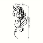 Vintage-inspired Abstract Horse Wall Art Decor, detail shot - House Of Avana
