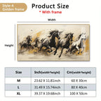 Hd Printed Horse Wall Art Canvas Painting, Paintings for Living Room Wall Home Decor (with Frame),... - House Of Avana