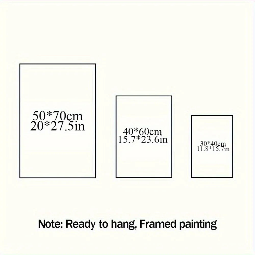 Wall Art - Modern Abstract Neutral Horizontal, top view - House Of Avana