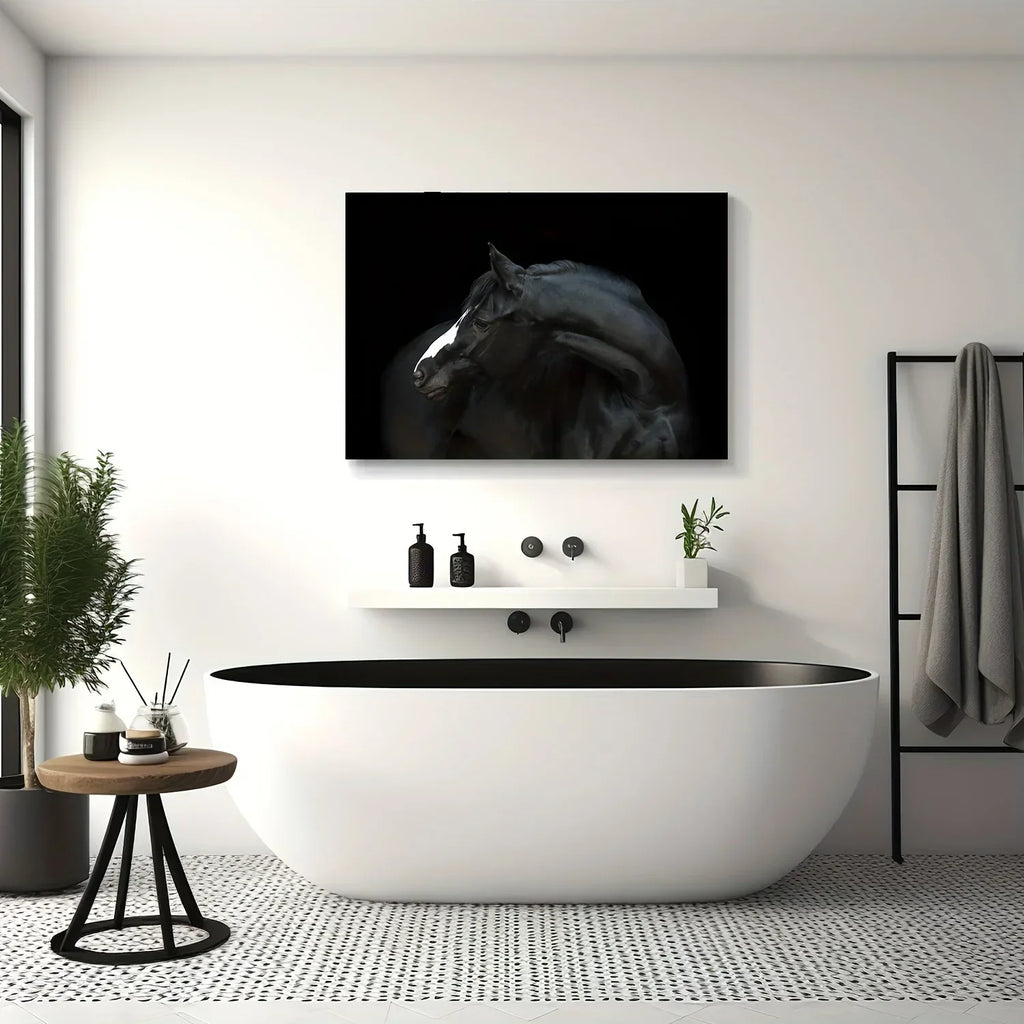 Sorrowful Steed Canvas Wall Art Poignant Equestrian Print for Vintage Home Decor Various Sizes for... - House Of Avana