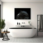 Sorrowful Steed Canvas Wall Art Poignant Equestrian Print for Vintage Home Decor Various Sizes for... - House Of Avana