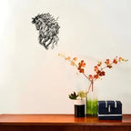 Wall Decor - Elegant Line Art Black, top view - House Of Avana