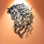 Wall Decor - Elegant Line Art Black, angled view - House Of Avana