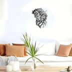 Wall Decor - Elegant Line Art Black, angled view - House Of Avana