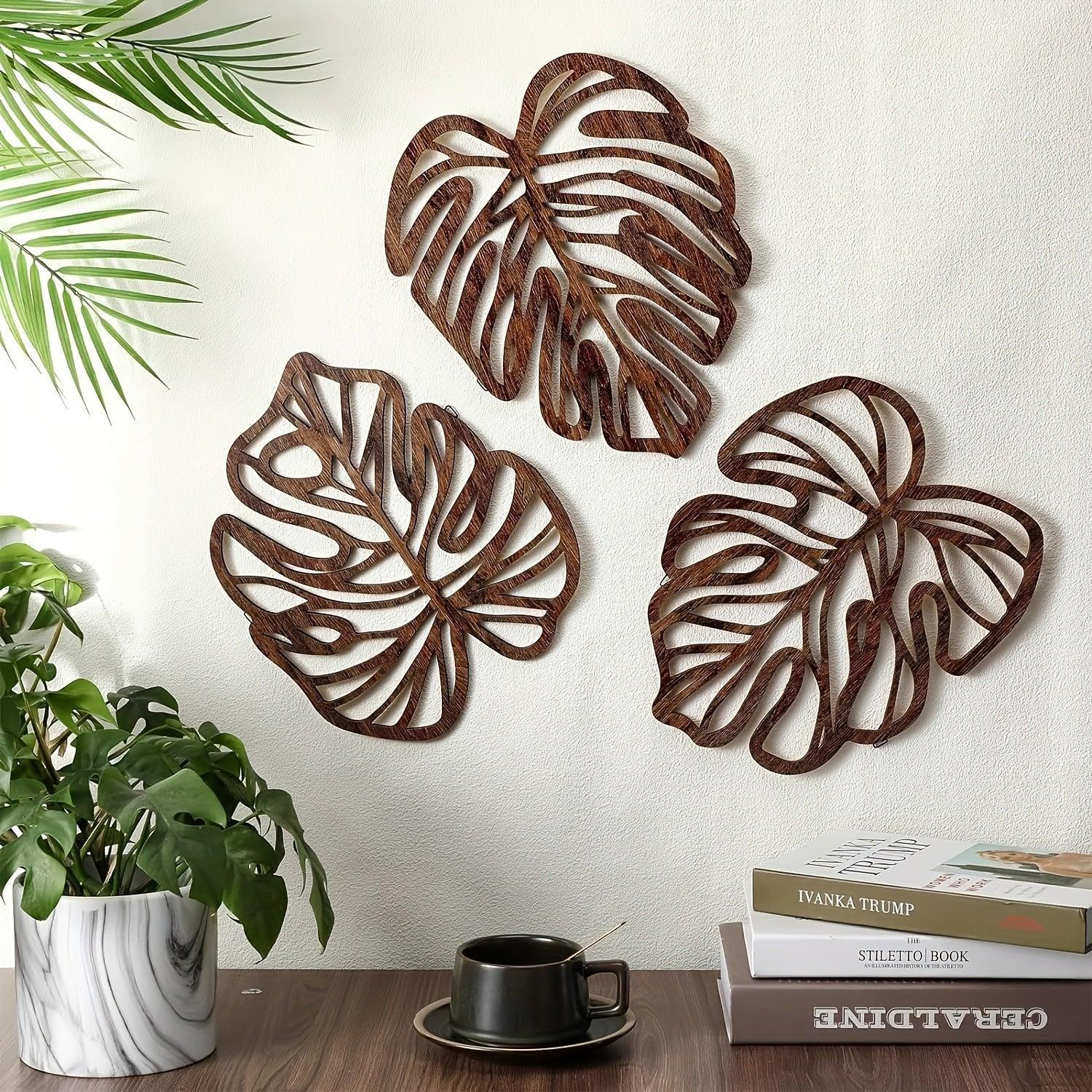 Wall Decor - Minimalist Wood Hooks, texture detail - House Of Avana
