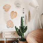Wall Decor - Minimalist Wood Hooks, back view - House Of Avana