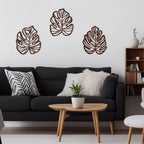 Wall Decor - Minimalist Wood Hooks, angled view - House Of Avana