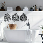 Wall Decor - Minimalist Wood Hooks, angled view - House Of Avana