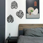 Wall Decor - Minimalist Wood Hooks, angled view - House Of Avana