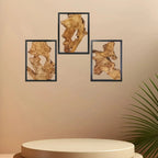 Wall Decor - Natural Wood Unique, top view - House Of Avana