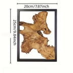 Wall Decor - Natural Wood Unique, angled view - House Of Avana