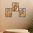 Wall Decor - Natural Wood Unique, front view - House Of Avana