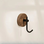 S Wooden Wall Hooks, No Drill Adhesive Hangers - Heavy Duty Sticky Hooks for Coat, Towel, Bag, Hat -... - House Of Avana