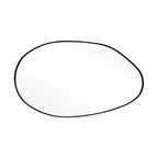Irregular Wall Mirror Asymmetrical Mirror, 53 X 90 Cm Black Metal Framed Mirror for Bathroom Bedroom Living Room Entryway, Decorative Modern Wall Decor House Of Avana