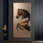 Luxury Modern Horse Wall Painting, detail shot - House Of Avana