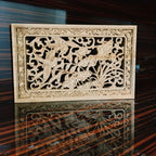 Wall Panel - 3D Carved Wood Vintage