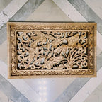 Wall Panel - 3D Carved Wood Vintage