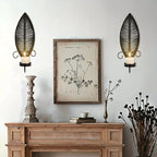 Wall Sconces - Golden Metal S, side view - House Of Avana [[SKU:HOA-CAN-410]]