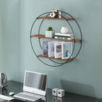 Wall Shelf - Floating Wood 3-tier, lifestyle image - House Of Avana