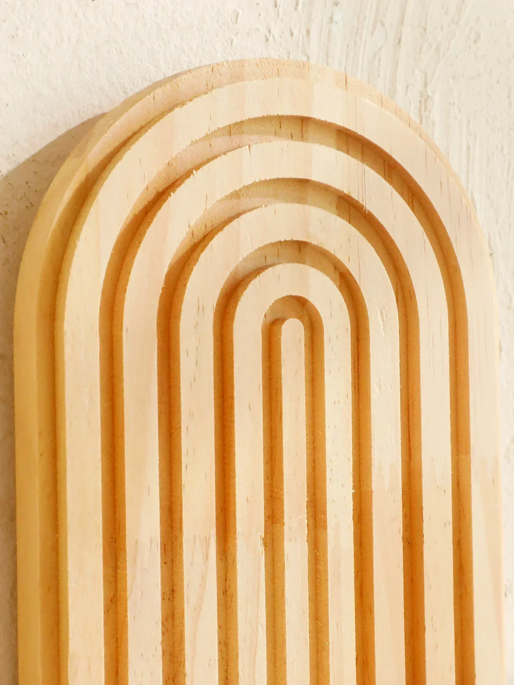 Wall Shelves - Geometric Wooden Natural