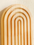 Wall Shelves - Geometric Wooden Natural