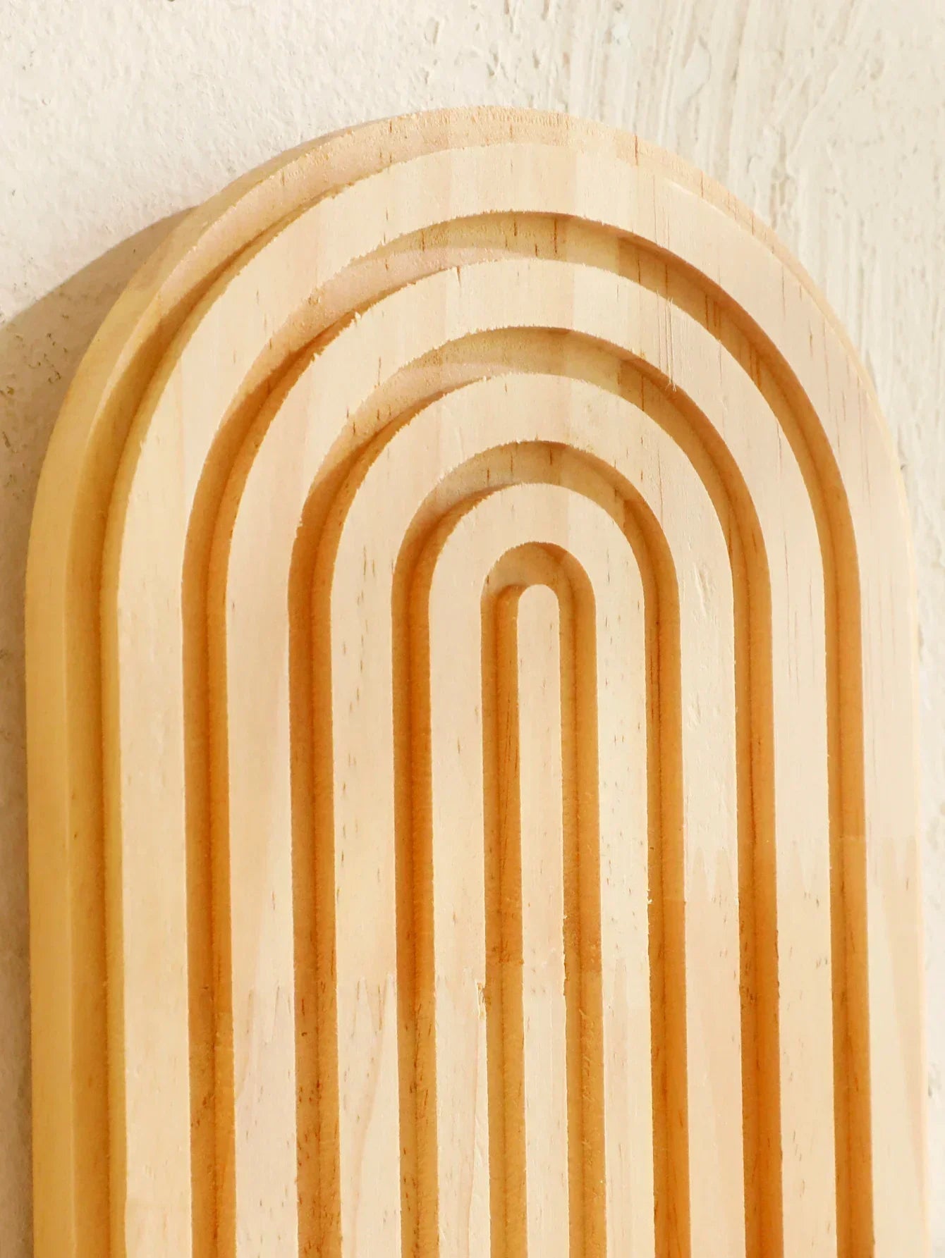 Wall Shelves - Geometric Wooden Natural