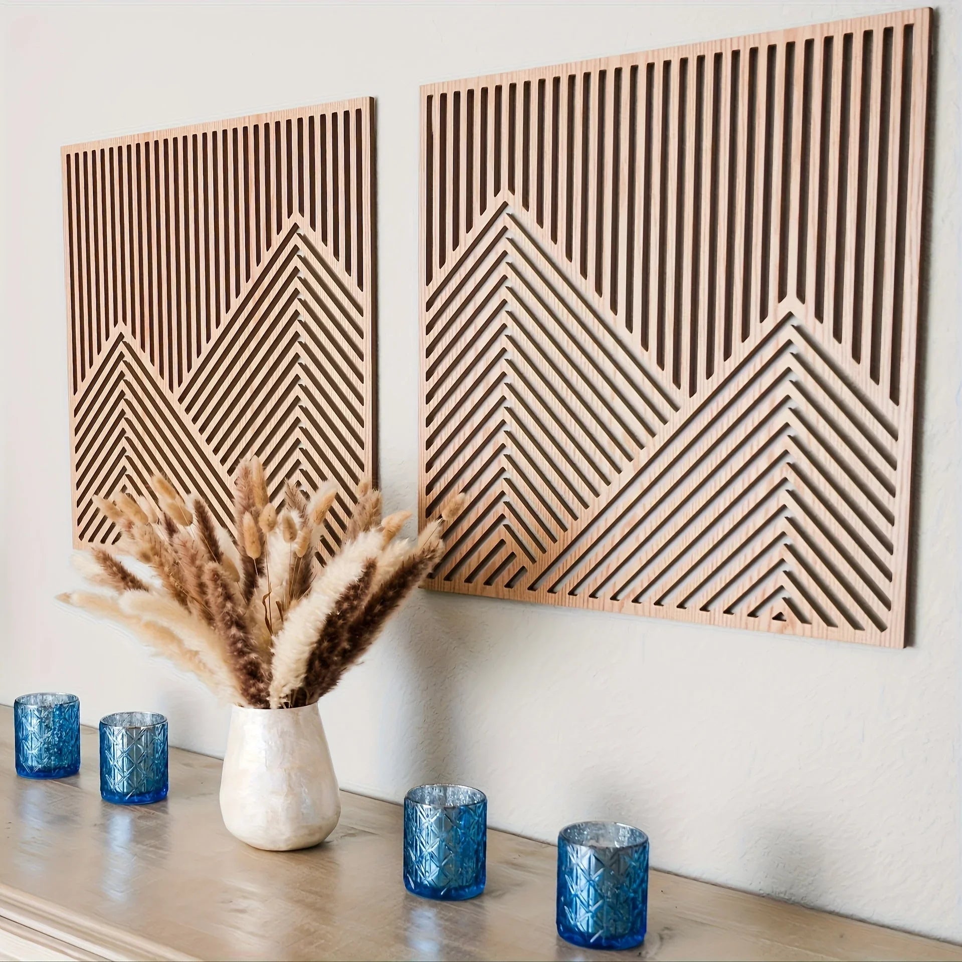 Finished Line Mountain Wall Decor 2pcs - 15.75inch House Of Avana