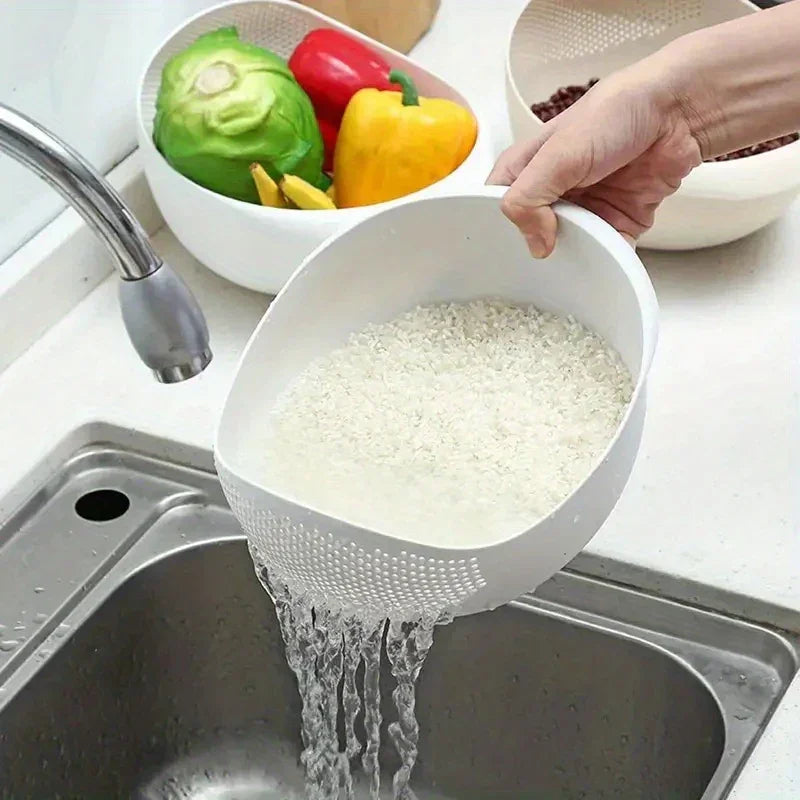 Washing Basket - Food-Safe Plastic with Drain