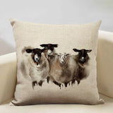 Watercolor Animal Decorative Cushion Cover - House Of Avana