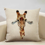 Watercolor Animal Decorative Cushion Cover - House Of Avana