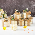 30 Sets 30 Sets Wedding Favors Gift For Guests, 1.6" Mini Bubble Candles Bulk With Thank You Cards Dried Flowers, Small Candles Gift Party Favors Baptism Party Bridal Shower Favors House Of Avana