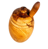 Olive Wood Honey Pot w/Honey Dipper Choixe