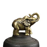 Bronze Elephant Miniatures for Home Decor.