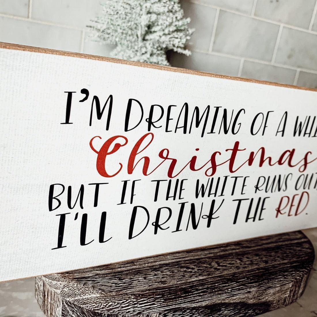 White Christmas Sign Gia Roma