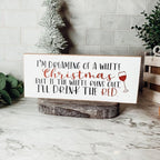 White Christmas Sign Gia Roma