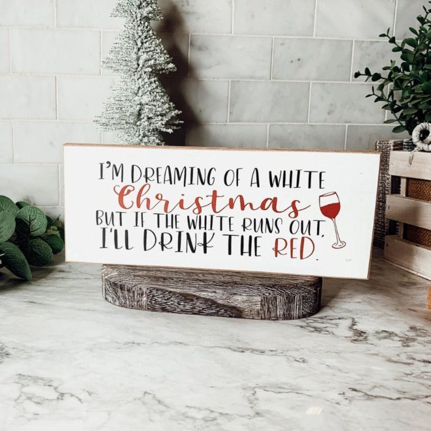 White Christmas Sign Gia Roma