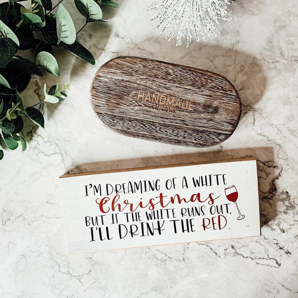 White Christmas Sign Gia Roma