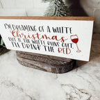 White Christmas Sign Gia Roma
