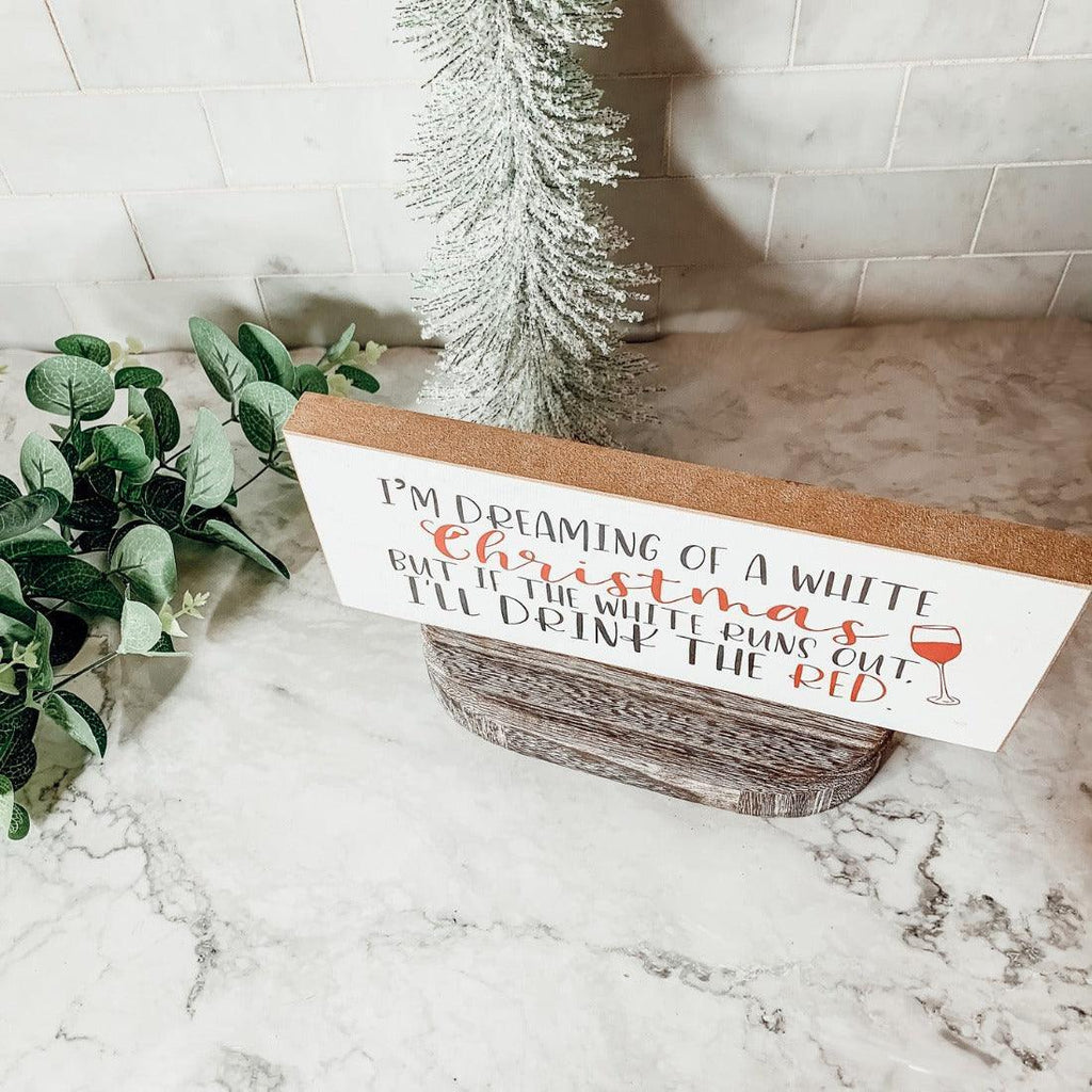White Christmas Sign Gia Roma