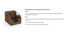[2 Pack Wicker Storage Baskets] 2 Pack Wicker Storage Baskets for Organizing | Pantry Organizers and Storage, Shelf Baskets for Pantry Shelves House Of Avana