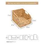 [2 Pack Wicker Storage Baskets] 2 Pack Wicker Storage Baskets for Organizing | Pantry Organizers and Storage, Shelf Baskets for Pantry Shelves House Of Avana