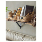 [2 Pack Wicker Storage Baskets] 2 Pack Wicker Storage Baskets for Organizing | Pantry Organizers and Storage, Shelf Baskets for Pantry Shelves House Of Avana