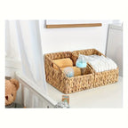 [2 Pack Wicker Storage Baskets] 2 Pack Wicker Storage Baskets for Organizing | Pantry Organizers and Storage, Shelf Baskets for Pantry Shelves House Of Avana