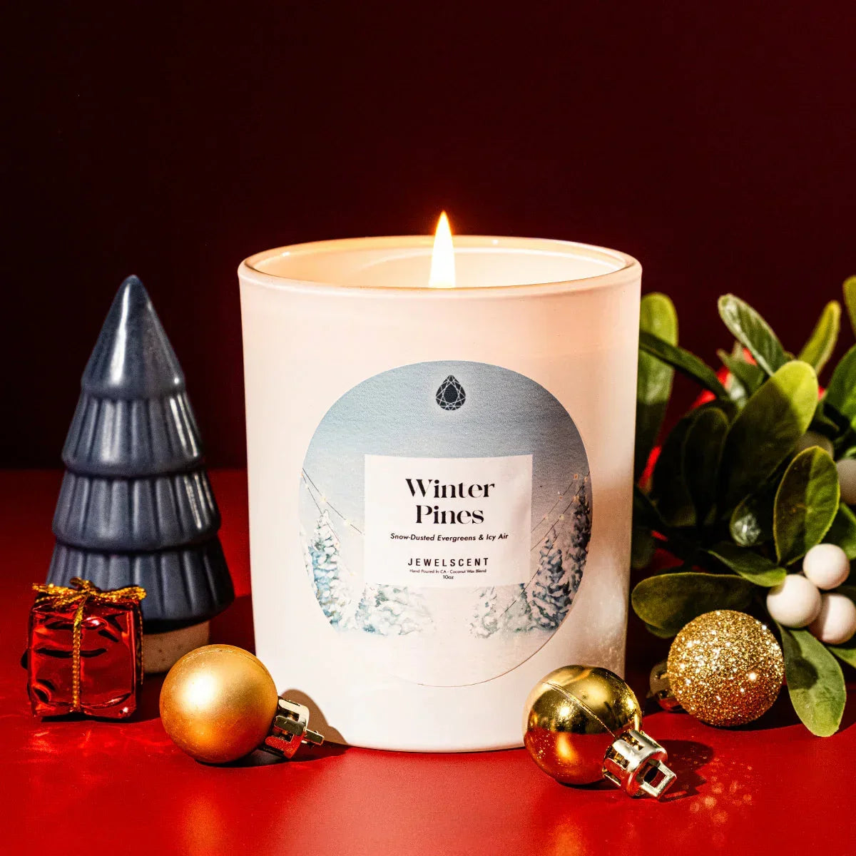 Winter Pines 10oz Signature Jewelry Candle JewelScent