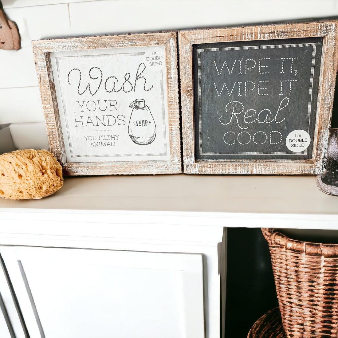 Wipe It Real Good Double-Sided Gia Roma