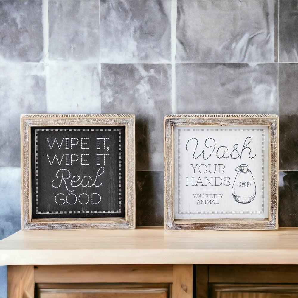 Wipe It Real Good Double-Sided Gia Roma
