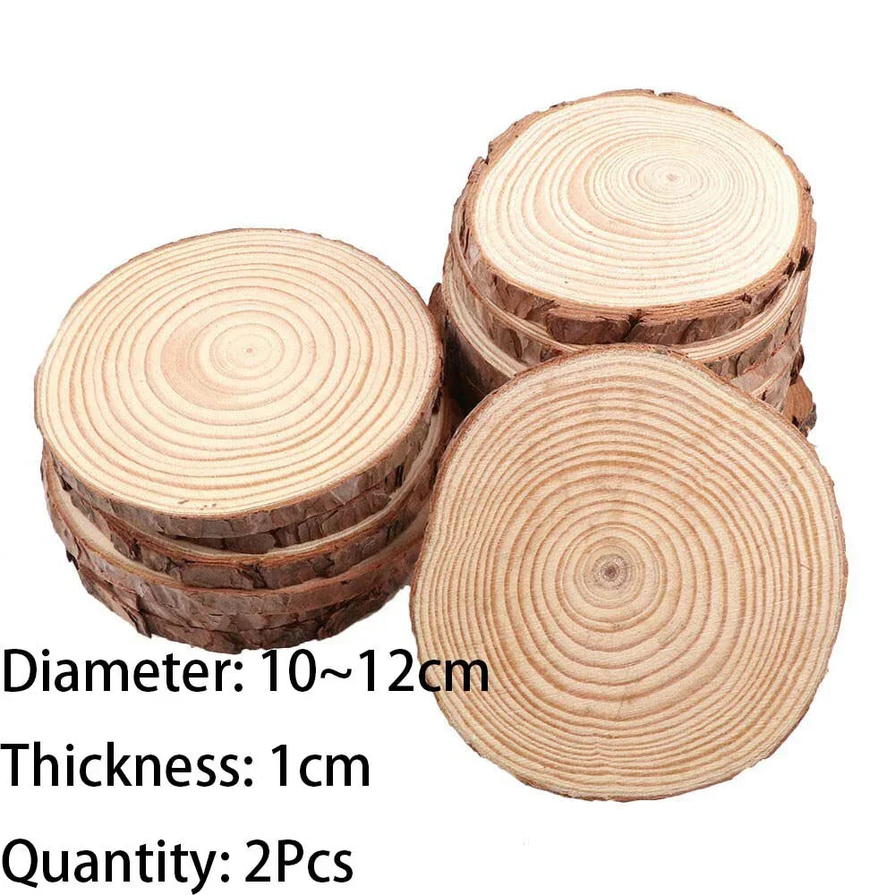 DIY Crafts Natural Pine Wood Slices - House Of Avana