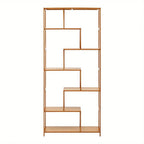 7-tier S-shaped Wood Bookcase - House Of Avana