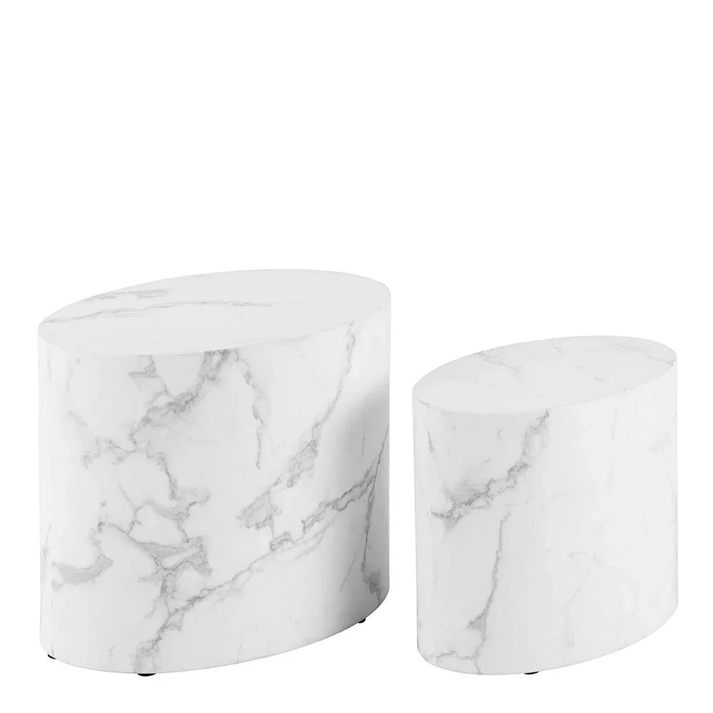 Mice Oval Coffee Table Set - Multiple Colours House Of Avana